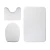 Import 3 PCS Sublimation Floor Mat Bathroom Mat Blank Bathroom Decor Accessories Set from China