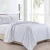 3-Piece Solid Modern Quilted Bedspread Coverlet Set - 1 Coverlet 90x86&quot; + 2 Shams 20&quot;x36&quot;