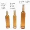 300ml 500ml Thin ice wine bottle liqueur clear cylinder shape glass bottles
