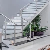 316 Balustrades Channel Glass Handrail 304 Stainless Steel Tube Pipe Stair Railing