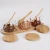 Import 3pcs spice jar set with spoon  Bamboo tray base food glass container from China