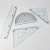 Import 4 Pieces Math Geometry Tool Protractor Triangle Plastic Clear Ruler Sets Multifunctional Ruler from China