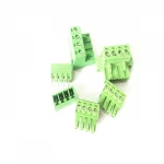 4 Pin Screw Green PCB Terminal Block Connector 5mm Pitch
