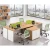 Import 4 seat office workstation cubicle office partition with drawers from China