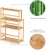 Import 4-Tier Bamboo Spice Rack Shelves.Multi-use Bamboo Storage Shelves.Bamboo Spice Bottles/Jars Rack Holder with Adjustable Shelf from China