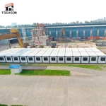 40 ft white shipping 20 feet cargo container prefab house cafe barbershop restaurant for sale