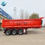 40CBM 45CBM 3 axle sand carrier tipper truck dump semi trailer