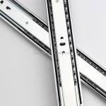 40mm furniture hardware heave duty ball bearing telescopic channel push to open soft close drawer slide