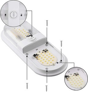 Buy 467 5 Pack Led Ceiling Double Dome Light Fixture With On/off Switch ...