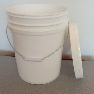 5 gallon plastic lubricant pail packaging for paint