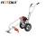 Import 52cc hand push brush cutter 2 stroke grass trimmer with two wheels from China