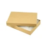 53 Size Custom Kraft Cotton Filling Jewelry Gift Boxes Recycled Kraft Box