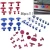 Import 56 PCS Auto PDR Plastic Ding Glue Tabs Paint-less Dent Removal Car Repair Tools Kits Glue Puller Sets Tabs PDR Tools from China