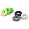 6 color optional silicone Flower shape finger recovery and exercise grip ring pressure vent ring