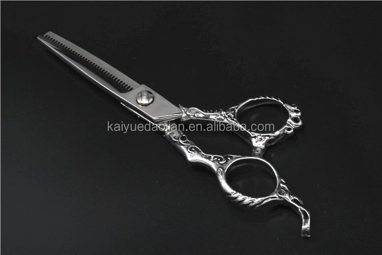 6 inch blue diamond hair scissors set with bag and accessories GX01-60