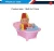 Import 6 inch vinyl lovely baby doll toy with bath from China