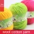 Import 60% cotton 40% acrylic knitted milk cotton yarn/acrylic cotton blend yarn /baby yarn from China