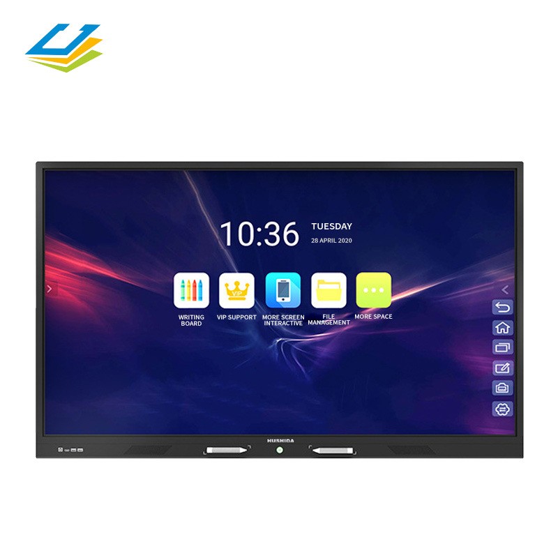 65 75 85inch Window 10 OS All Ine One PC Industrial Touch Screen Portable Interactive Whiteboard for School Teaching