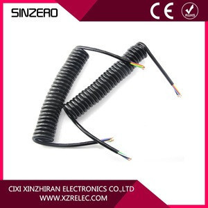 Buy 7 Pin Truck Trailer Spiral Cable/trailer Connector Cable/cable ...