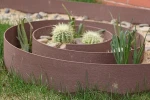 75mm Width WPC Wood Plastic Composite Easily Assembled Garden Rolled Lawn Edging