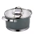 Import 8 pcs straight shape stainless steel pan cookware set with pots and casserole for kitchen cooking pot from China