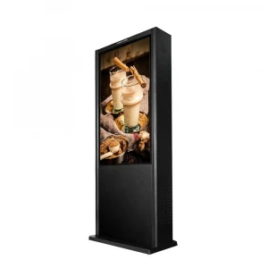 86&quot; Advertising Display Floor Standing Outdoor Advertising lcd Display led Backlight 1500nits Outdoor Digital Signage