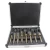 Import 8pc Reduced Shank Large Size 9/16&quot; to 1 HSS Cobalt Silver &amp; Deming Drill Bits Set with Storage Case from China