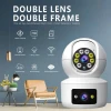 A13 V380pro Dual Lens QN1704 Wireless Indoor Security WIFI Baby Camera 360 Degree 1080P Auto Tracking Smart IP CCTV PTZ Camera