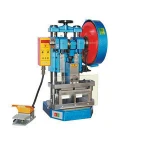 A4 electronic double pvc plastic id card punching machine