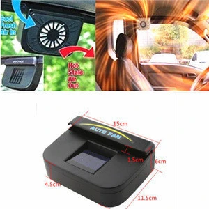 ABS Solar Powered Car Window Windshield Auto Air Vent Cooling Fan System Cooler fan