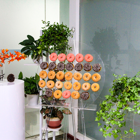 Buy Acrylic Doughnut Stand Donut Filler Tray Holder Rack For Display ...