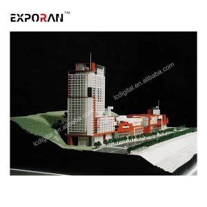 Acrylic light three-dimensional building model