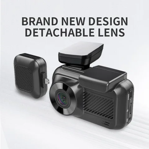 Camecho Auto DVR 4K Dual Dashcam – 2 Linsen, Nachtsicht, 3 Zoll Display