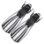Import adjustable 3 size from 37-46 adults open heel soft TPR rubber PP blade long fins professional scuba diving fins from China