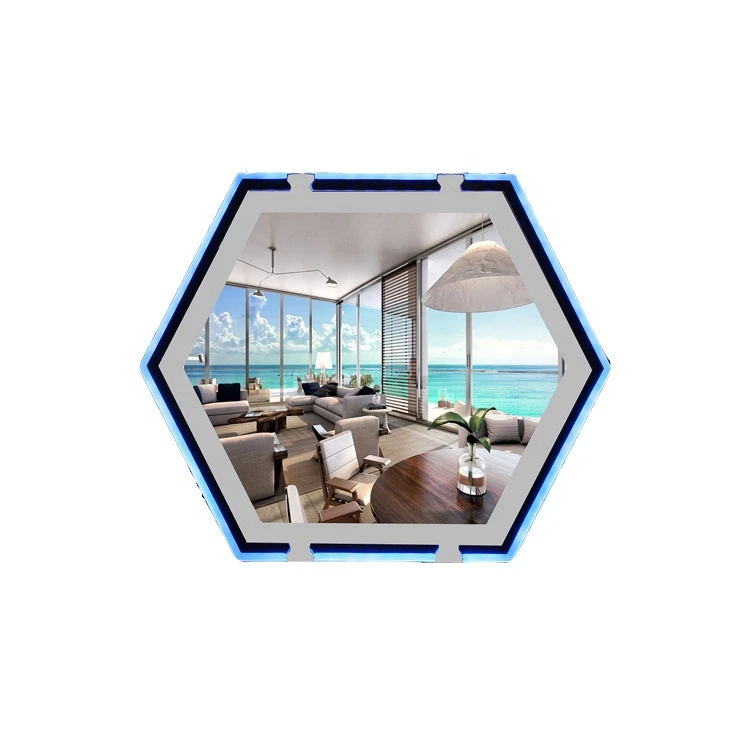 advertising customized size real estate agent or restaurant menu board photo frame slim crystal LED light box
