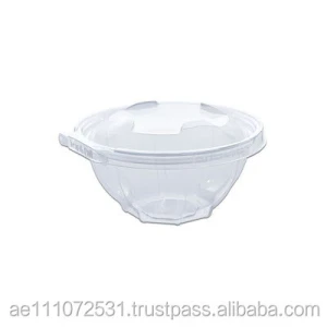 Al Bayader plastic PET Transparent tear & pull Salad fruit bowl Cold To Go bowl from Dubai UAE