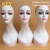 Import all white mannequin head mannequin display for female realistic makeup mannequin head Blue eye shadow from China