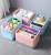 Import Amazon hot sale storage box Place Portable Collapsible Organization Book Case Storage Boxes Household plastic storage box from China