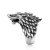 Import Amazon&#x27;s new retro wolf head ring punk jewelry AliExpress WISH hot sale from China
