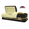 ANA funeral manufacturer American Style  pink Velvet lining Solid Bronze funeral casket