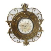 Antique metal wall clock industrial style