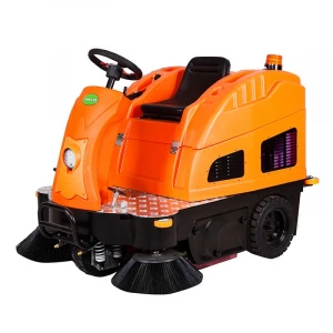 Aokeqi OS-V2  Industrial floor sweeper road sweeper brush small road sweeper single sit
