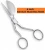 Import Applique Scissors 6&quot; Polish Finished Curved Handle Paddle Shaped Blade Duckbill Stainless Steel Sewing Scissors. from Pakistan