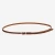 Import Arrow Braided Belt Regenerated Leather Handmade Knit Belt Ladies Leather Weave Belt from China