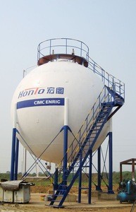 ASME Code CIMC brand 3500 cubic meters 1750 tons lpg propane liquefied petroleum gas spherical sphere storage tanks