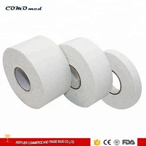Athletic And Sport Rigid Strapping Tape Waterproof Adhesive Cotton Gauze Bandage Support Safety