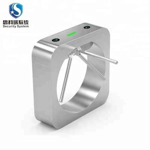 Automatic counter tripod entrance baffle gate turnstile access control system
