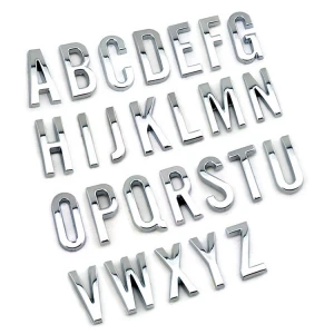 Automotive wholesale 3D plastic ABS chrome auto logo sticker emblem make your own unique custom car badge