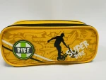 B-003 yellow blue green 20.5*7*9CM pen pencil packing  pouch bag