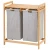 Import Bamboo Double Laundry Hamper - Storage System with Top Shelf from China